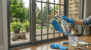 Maintenance guide for cleaning cat proof screen protectors.